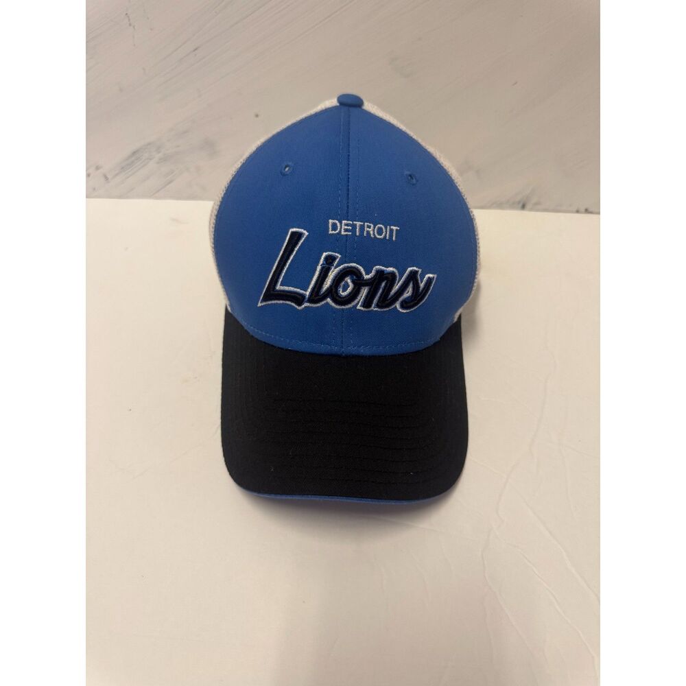 Detroit Lions Reebok NFL Equipment Trucker Hat Snapback Mesh Cap